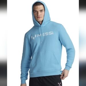 Messi Light Blue Hoodie Size XL